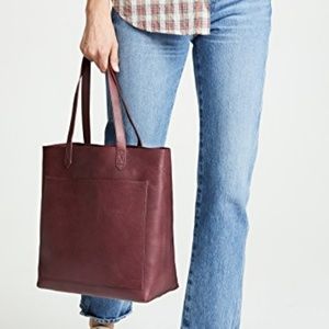Madewell Medium Transport Tote-Dark Cabernet NWOT